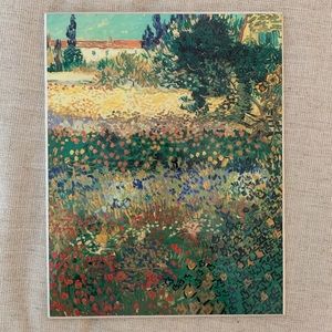 Vintage Van Gough Flowering Garden